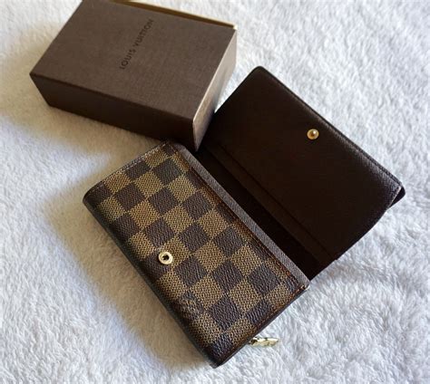 louis vuitton wallet damier ebene|louis vuitton damier ebene original.